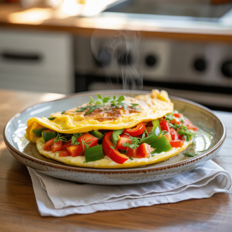 SEBZELİ OMLET