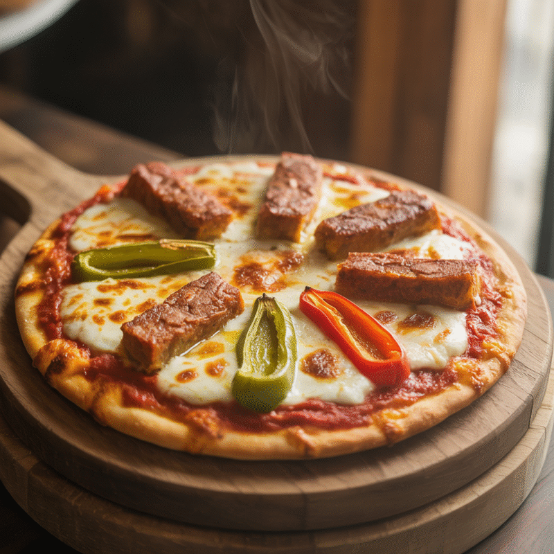 Kavurmalı&Kaşarlı PİZZA